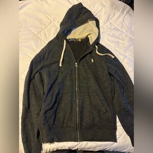 Ralph Lauren Gray Zip Up Sweater